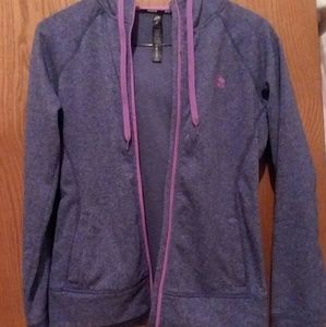 Purple zip hoodie